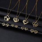 Fashionable Flower-shaped Kid Openwork Necklace