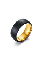Matte Black Tungsten Ring