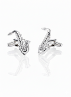 Jazz Saxophone Cufflinks (Set of 2 Pairs)