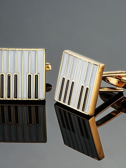 Piano Keyboard Cufflinks (Set of 2 Pairs)