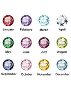 Heart Accent Birthstone Necklace