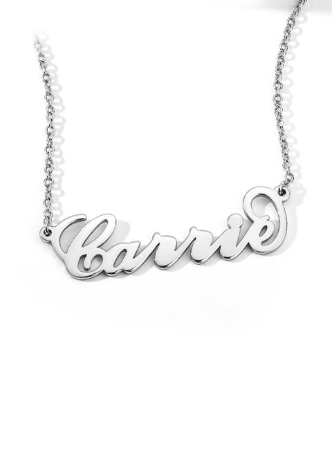 Personalized Carrie Name Necklace