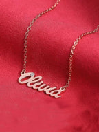 Personalized CZ Name Necklace