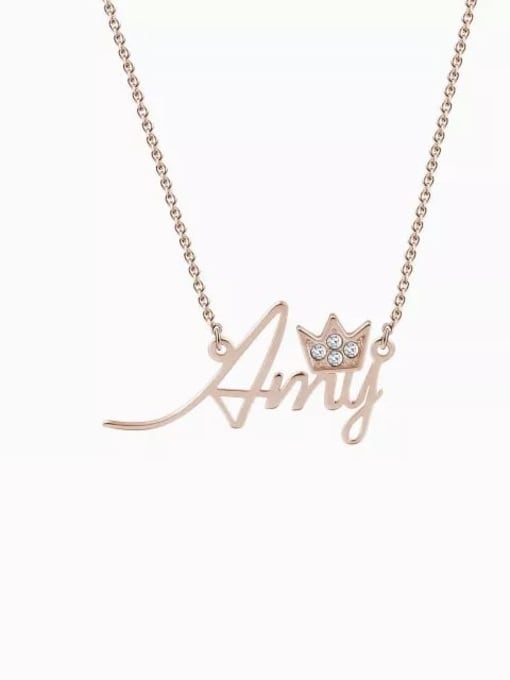 Royal Crown Name Necklace