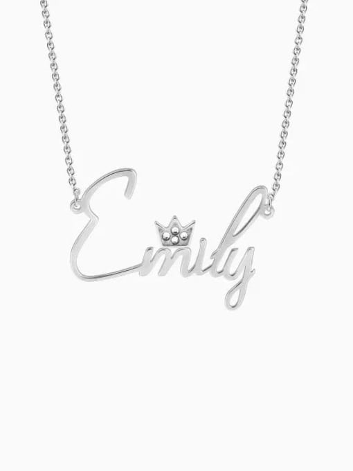 Royal Crown Name Necklace