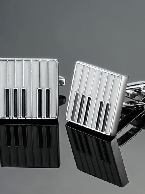 Piano Keyboard Cufflinks (Set of 2 Pairs)
