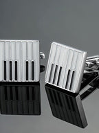 Piano Keyboard Cufflinks (Set of 2 Pairs)