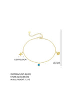 Celestial Star Minimalist Anklet ( 2 Pieces )
