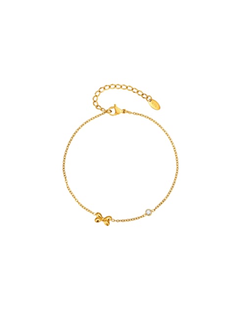 Dual Bowknot Anklet Set (2 Pieces)