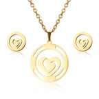 Fashionable Flower-shaped Kid Openwork Necklace